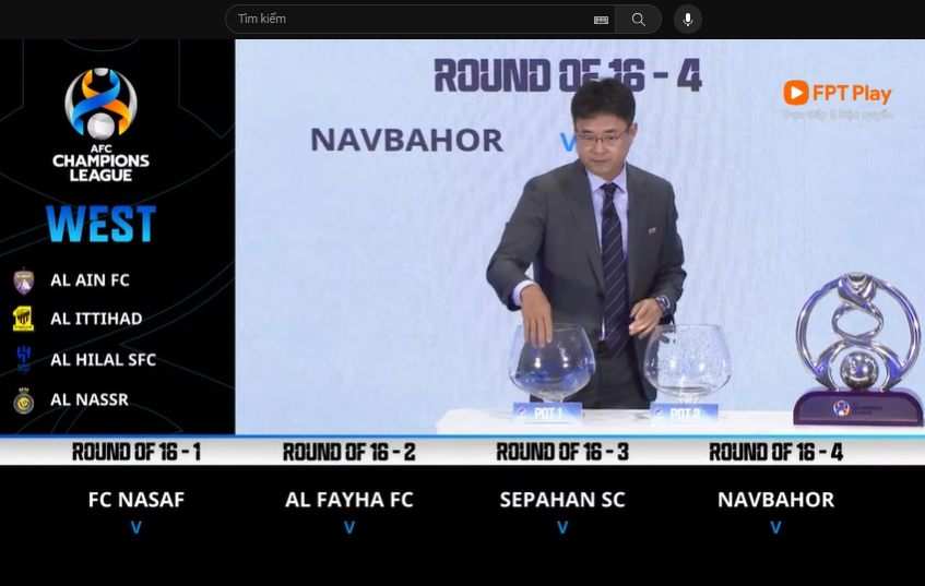 Xác định đối thủ của Ronaldo tại AFC Champions League